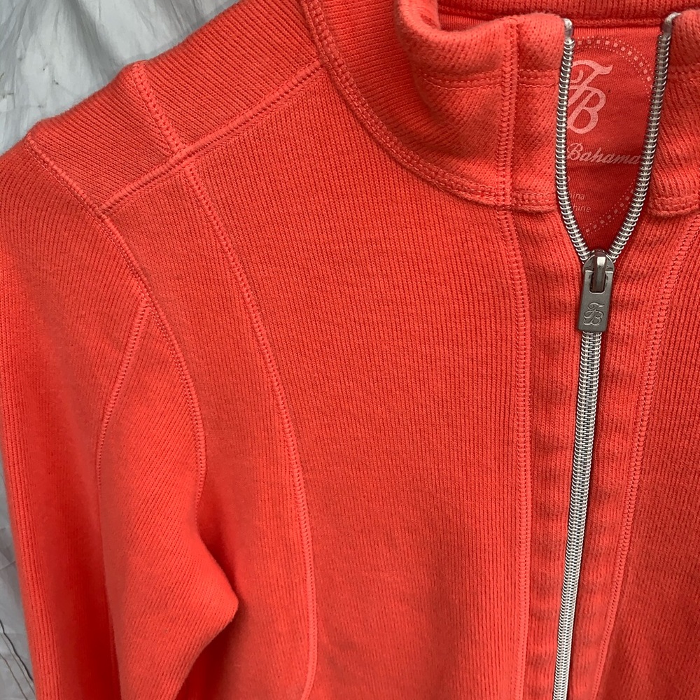 Tommy Bahama Quarter Zip, Salmon